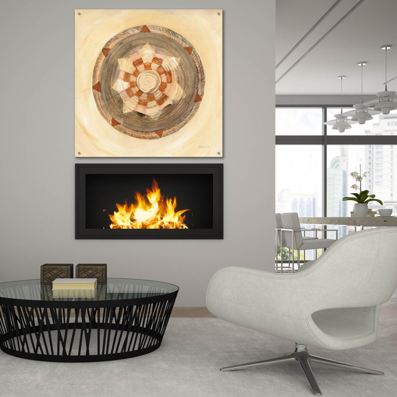 «Woven Beauty 4» par Albena Hristova, art mural en verre acrylique, H 36 po x l 36 po x P 0,2 po