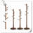 Shamarra Solid Wood Freestanding Coat Rack