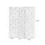 Paravent 3 panneaux en bois massif brun-688599360