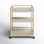 Chariot-bar Ellie avec matériau extérieur en métal-1062246106
