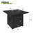 28" Outdoor Propane Fire Pit Table 50,000 BTU Gas Fire Table With Auto-Ignition And Protective Cover For Backyard Patio-2097004853