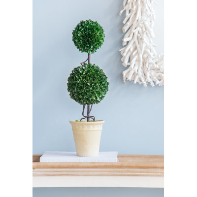 Topiaire de buis artificiel en pot