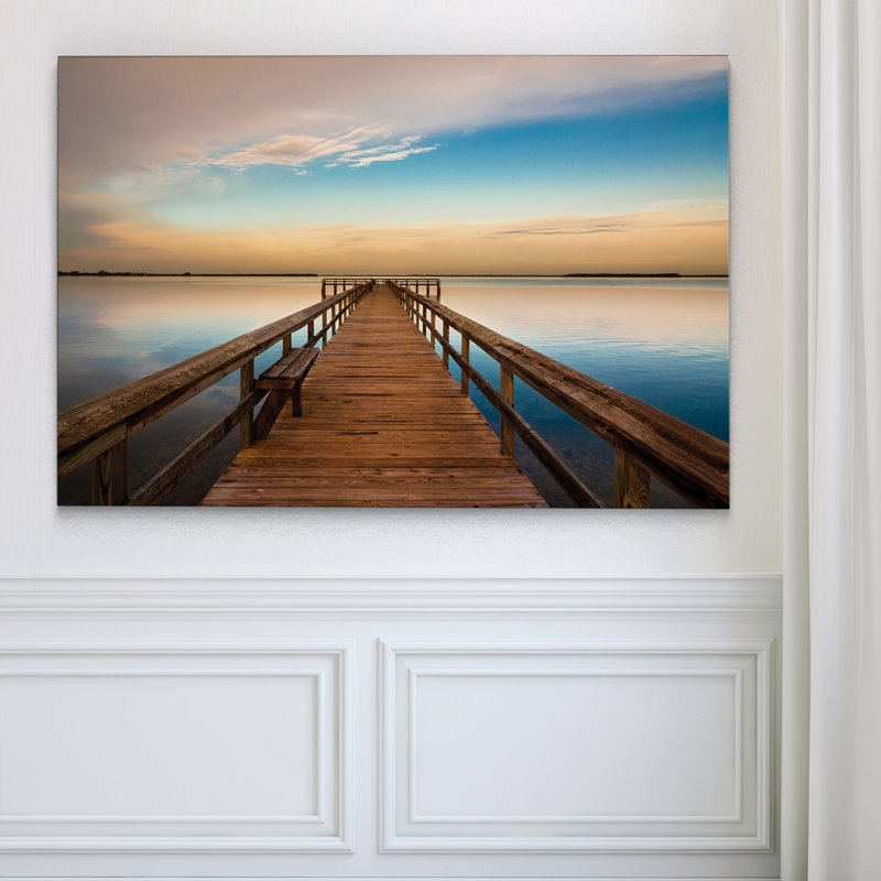 « terre ceia bay », impression, H 32 po x l 48 po x P 1,5 po, Toile tendue