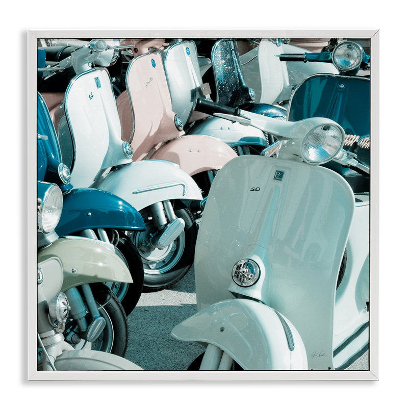  "Giclée" par Deborah Revell, H 17 po x l 17 po, Giclée encadrée blanc bord de mer