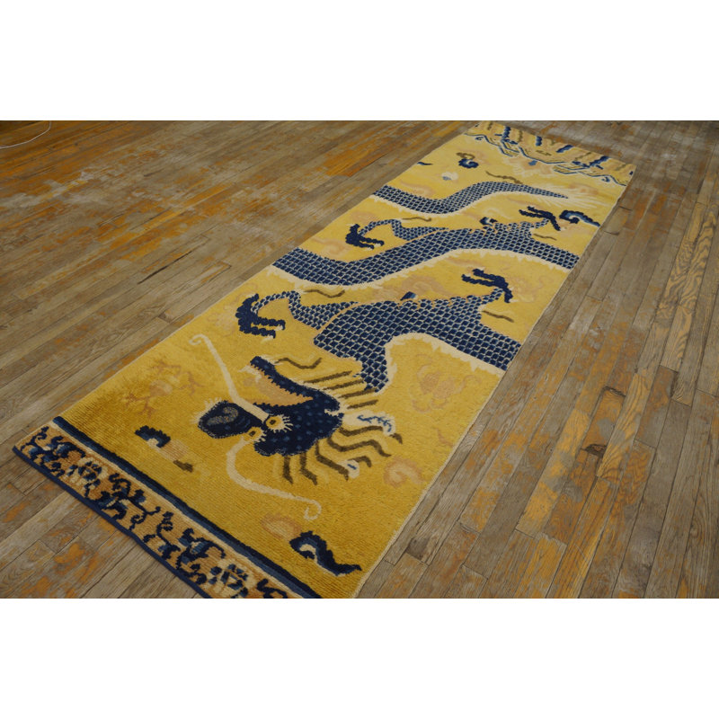 Hand Knotted Wool Floral Area Rug