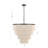 26" 5-Light Tiered Rope Drum Chandelier-1511974901