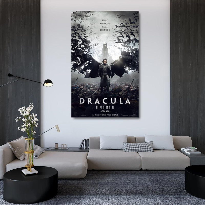 Dracula Inconnu, H 48 po x l 30 po