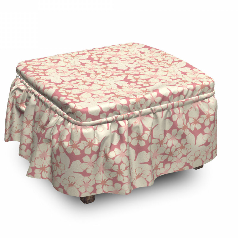 Housse pour repose-pieds hitoe sakura