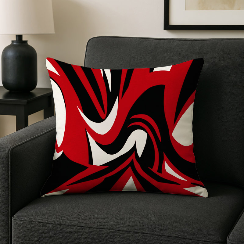 Abstract Redshift Indoor And Outdoor Pillow, Square 16"