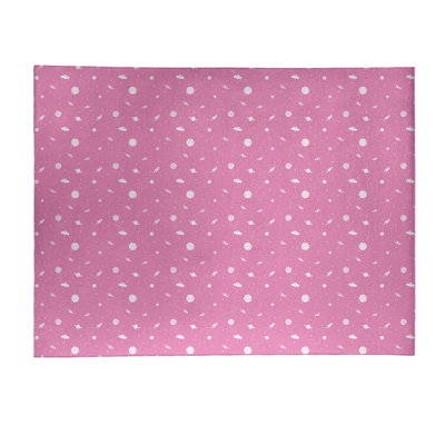 Tapis de zone rose space outer