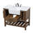 Pelaghia 42 " W Freestanding Standard Free Standing 1 Single Vanity Bathroom Vanity With Marble Top-57367873