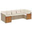 Ensemble de canapé de jardin Vidaxl gris-129541526