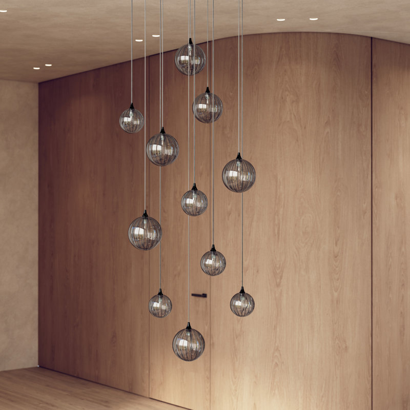 Vine 11 - Light Chandelier, 84", Brass