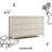 Alpine 6 Drawer Double Dresser-122621943