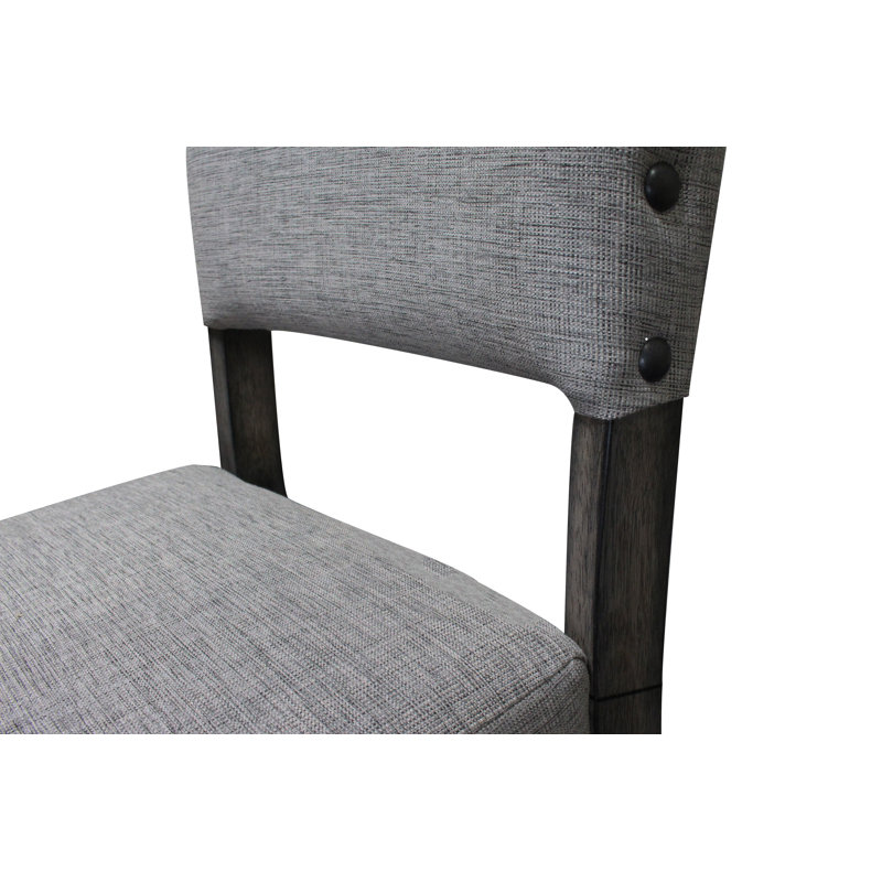  Chaise d'appoint rembourrée grise 19 po Bateson 