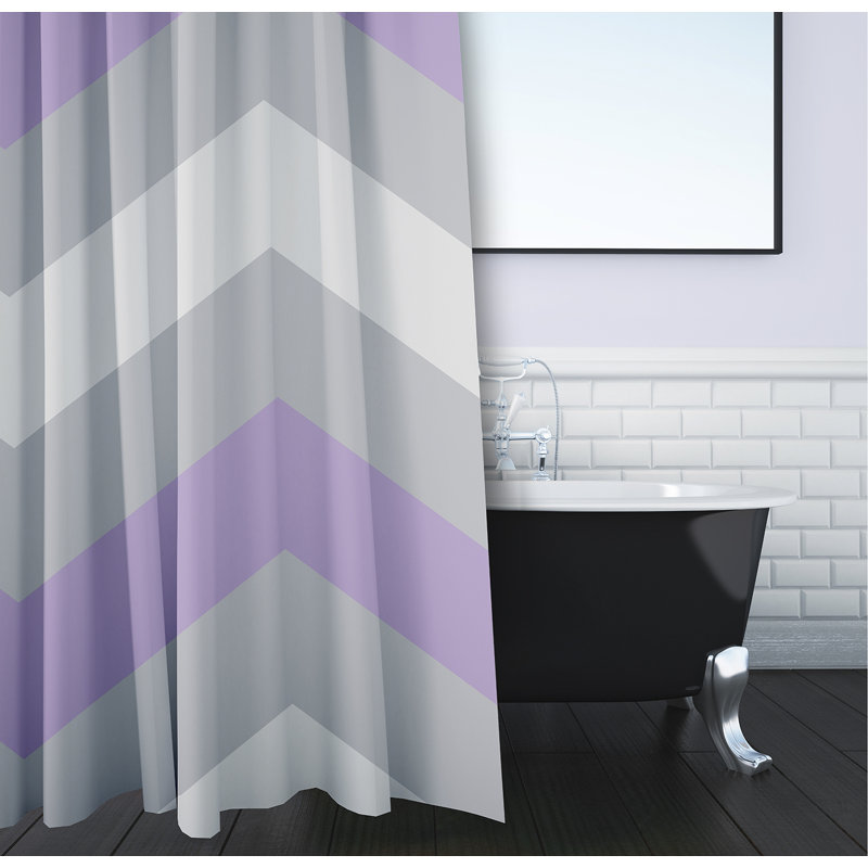 Floral Shower Curtain, Paloma/Rain/Lilac