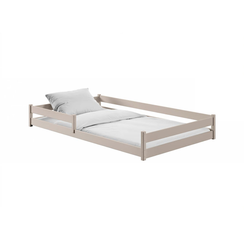 Small Double (4') Platform Bed Frame, Cashmere