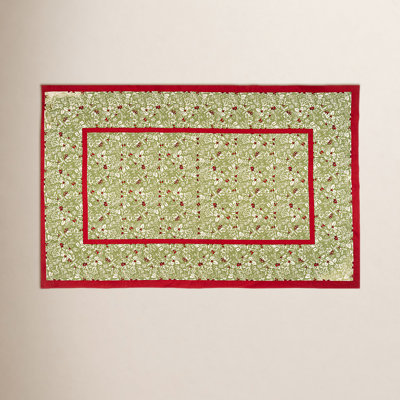 Liljan Floral Christmas Tablecloth