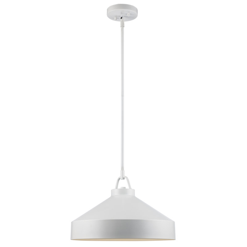 Orion 1 - Light Dome Pendant, White, 49.25" H x 16" W x 16" D