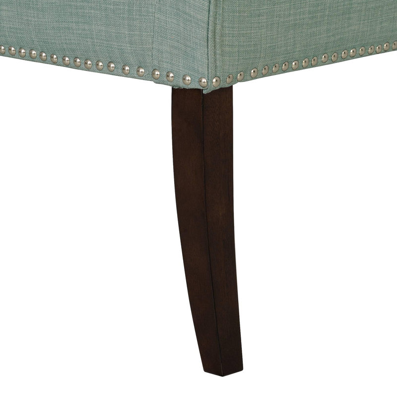 Upholstered Bench, Teal