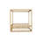 Full Size Canopy Floor Bed With Fence-1799247147