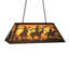 33" Long Rustlers Oblong Pendant