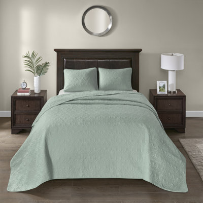 Comfortable Cotton Seafoam Bedding Sets, Reversible Design For Home Use