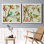 Song of Spring Blue Af après-midi, ensemble de 2 peintures sur toile encadrées-1402769262-1402769259