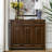 18 Pair Solid Wood Shoe Storage Cabinet