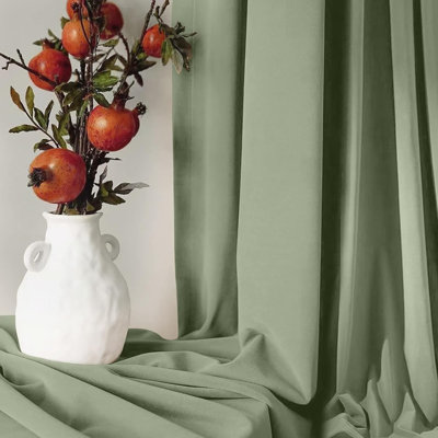 Rideaux de luxe isolants en velours pour la chambre à coucher