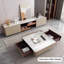 Meuble télé moderne en bois manufacturé beige-2005011069