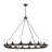 Pivot 16-Light Dimmable Wagon Wheel Chandelier 