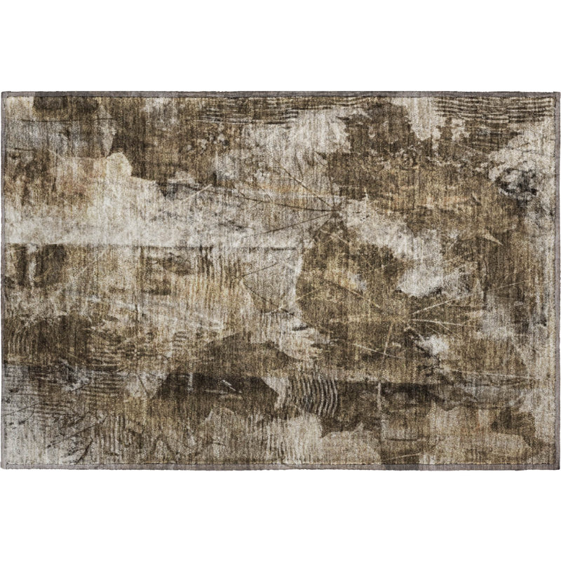 Cerrito Area Rug with Non-Slip Backing, Rectangle 1'8" x 2'6"