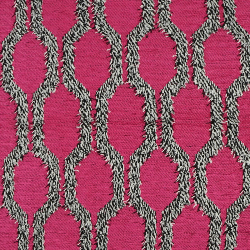 Fringed Pillow Cover & Insert, Fuchsia, Square 20"