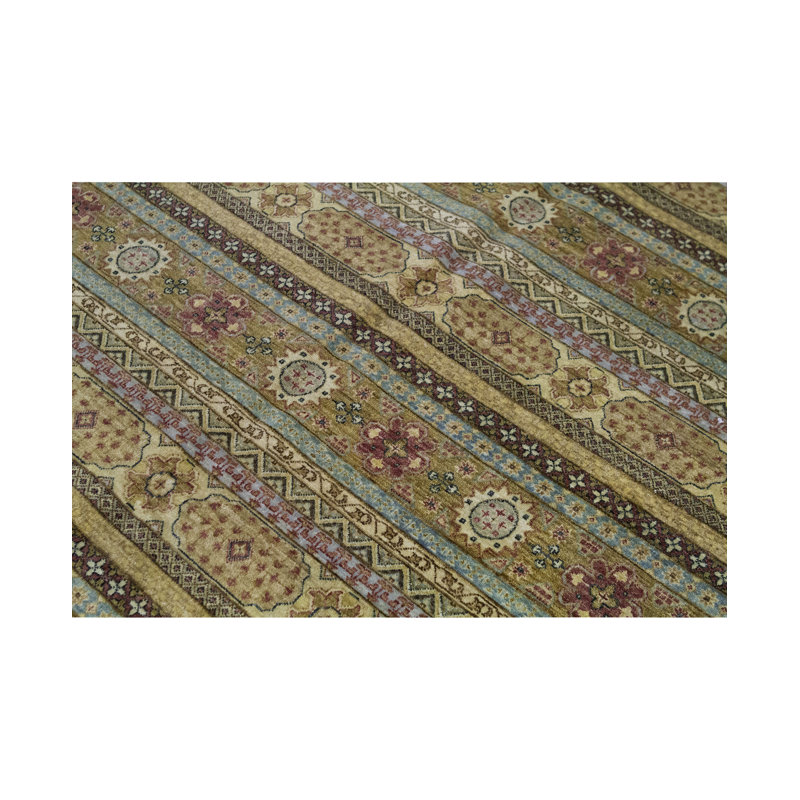 Hand Woven Cotton Striped Area Rug