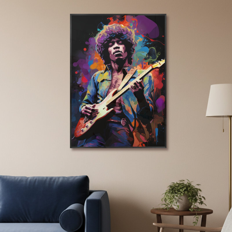 Single Picture Frame LED Illuminated Wall Art Wall Art on Glass / Aluminium, 60 cm H x 50 cm W