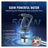 Commercial Immersion Blender 500W Heavy Duty Hand Mixer with 16-Inch Stainless Steel Blade and Variable Speed Control for Soup Sauces and Purees Blue