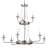 Vetivene 9 - Light Dimmable Classic / Traditional Chandelier-70048123