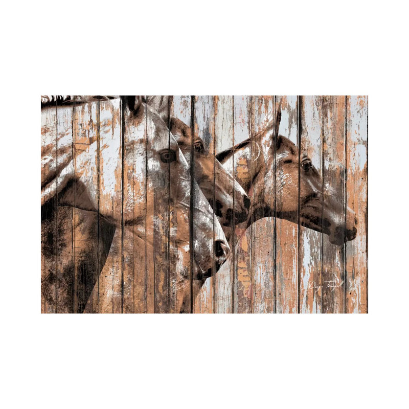 Run With The Horses by Diego Tirigall - Wrapped Canvas Painting, 101.6 cm H x 66.04 cm W