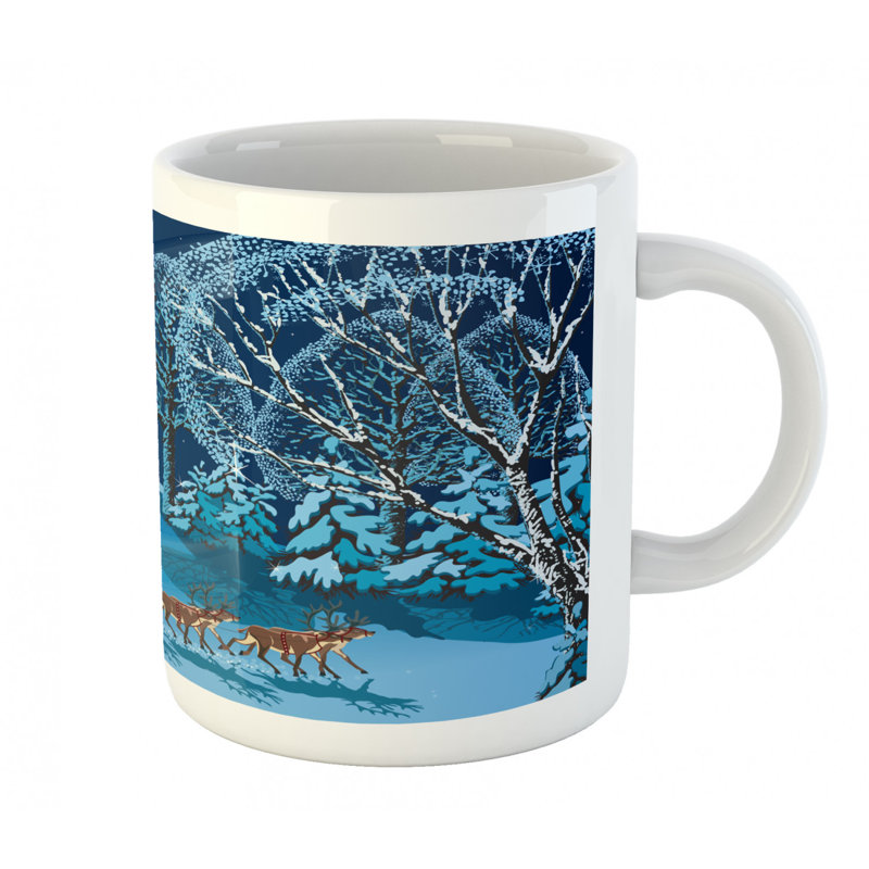 Grande tasse à café santa