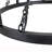 Farmhouse 8-Light Black Wagon Wheel Chandelier