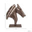 Statue élégante de sculpture de cheval pour la décoration intérieure - Décoration en aluminium pour décoration de salon - 18 po, or