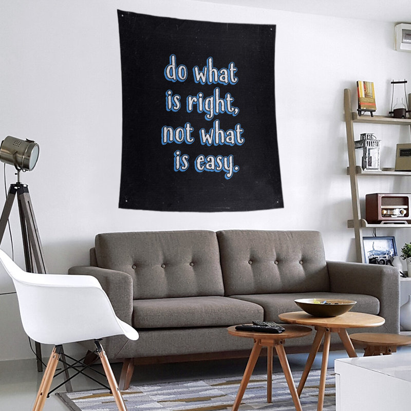 Polyester Tapestry, 27.5" H x 37.5" W, Blue