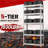 Tevis 60" H x 27.5" W x 12" D 5 Tiers Boltless Adjustable Storage Shelf Goods Rack-1094270183