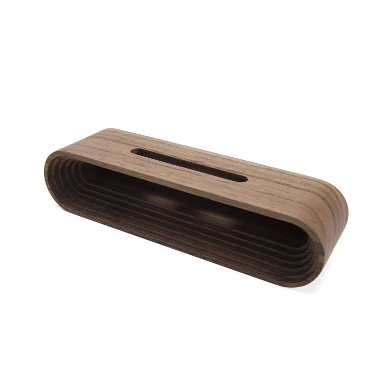 Accessoire de base en bois pour iphone, Noyer
