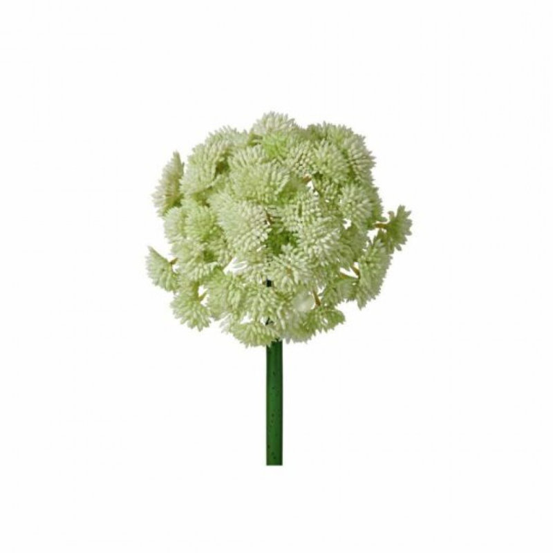 Vert et blanc Sedum Ball Pick Faux plantes et arbres