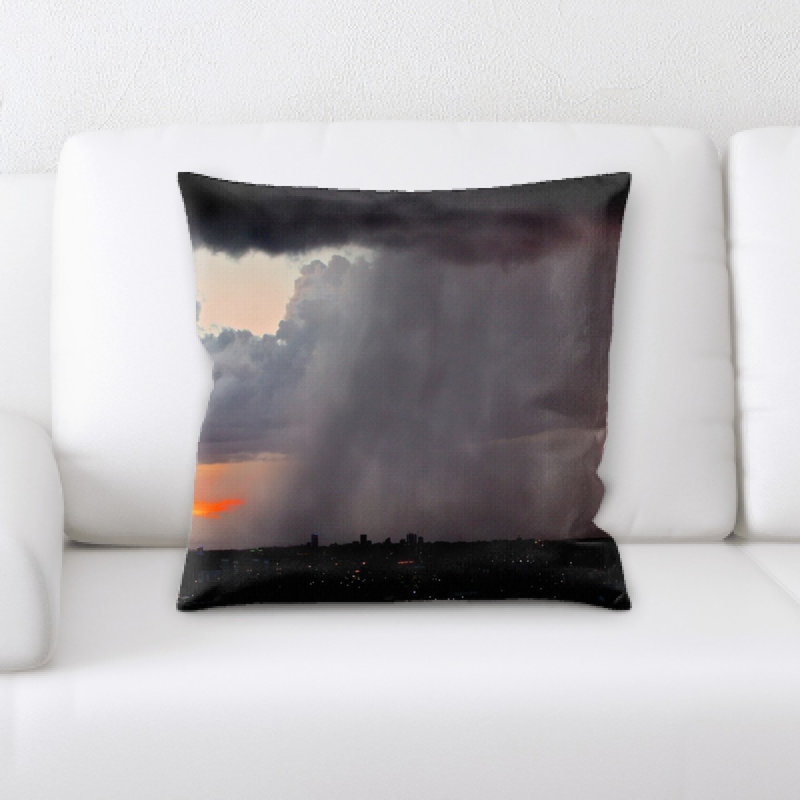 Microsuede Throw Pillow