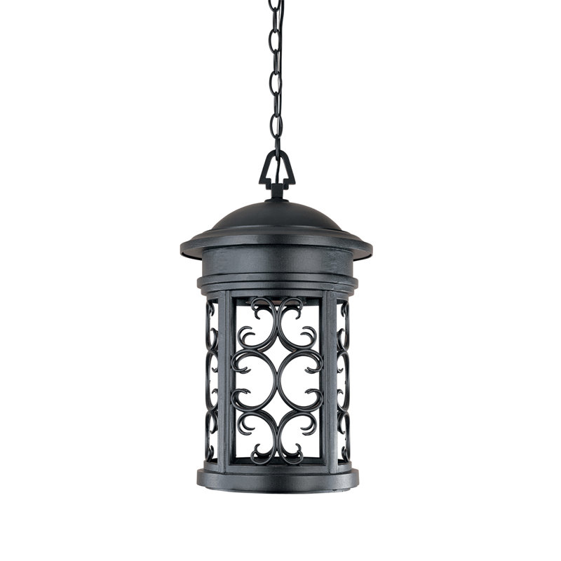 Vickey Outdoor Hanging Lantern, Oil Rubbed Bronze
