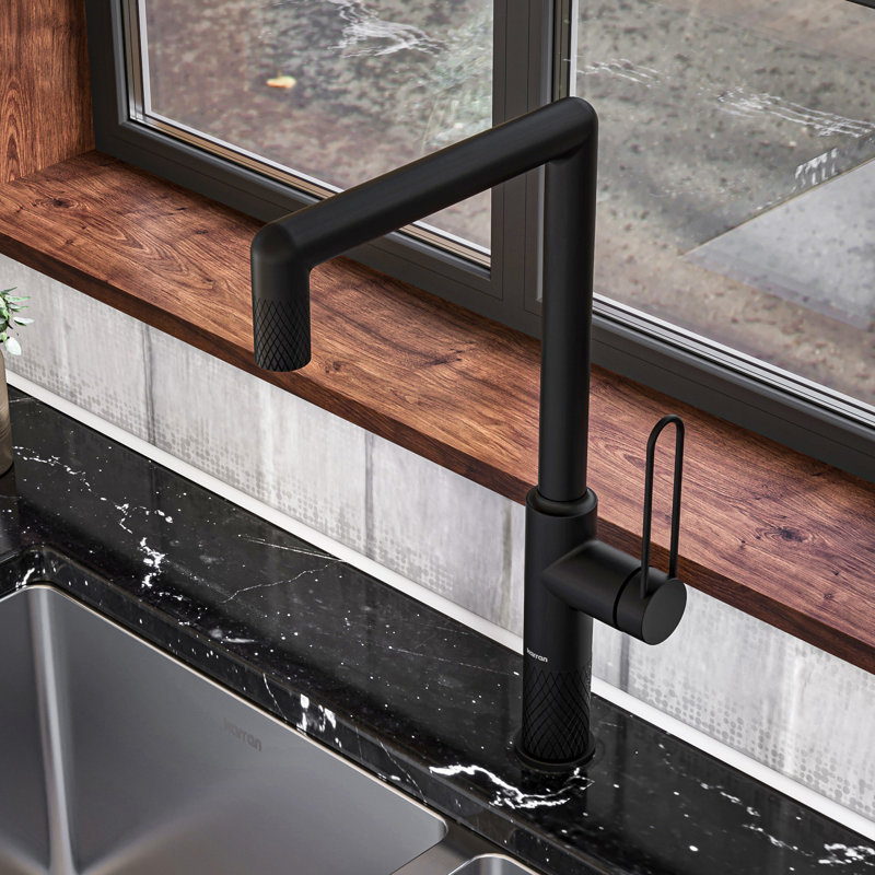 Karran Sherman Kitchen Faucet, Matte Black