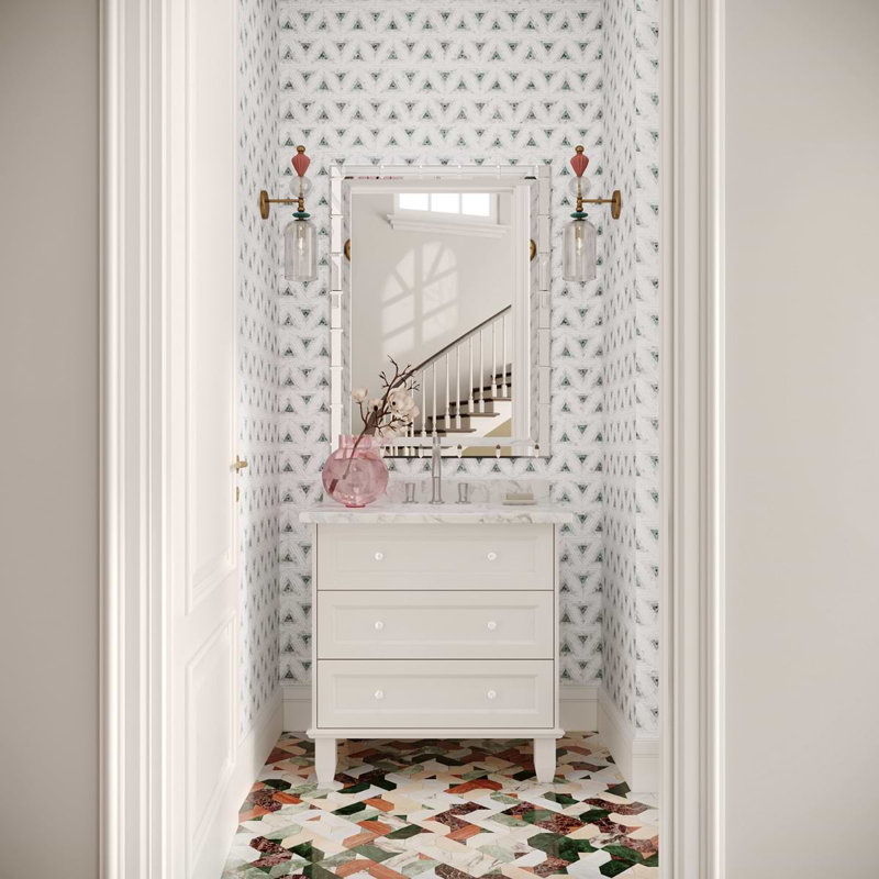 Elizabeth Sutton Artem Mosaic Tile, Steller Blue